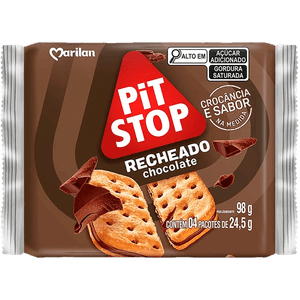 BISCOITO MARILAN PIT STOP 98G CHOCOLATE